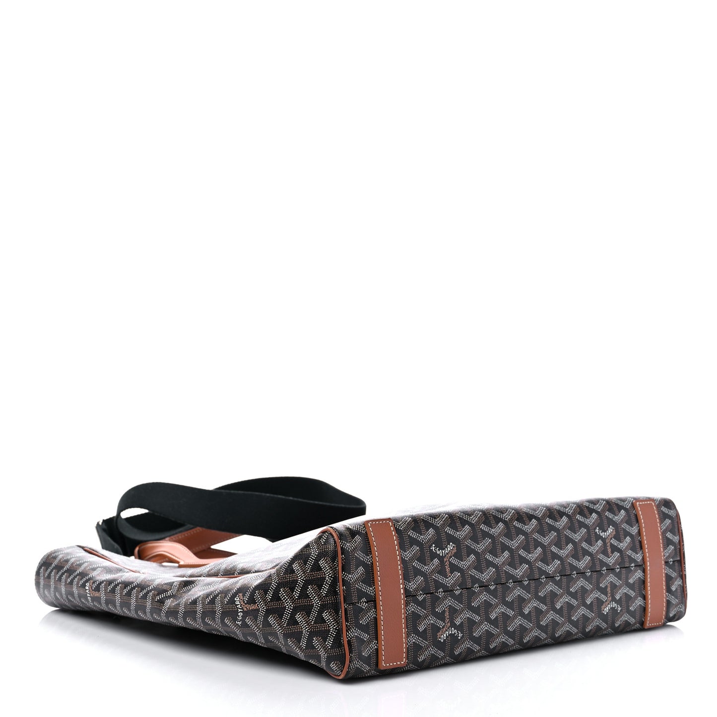 Goyardine Voltaire III Tote Black Gold