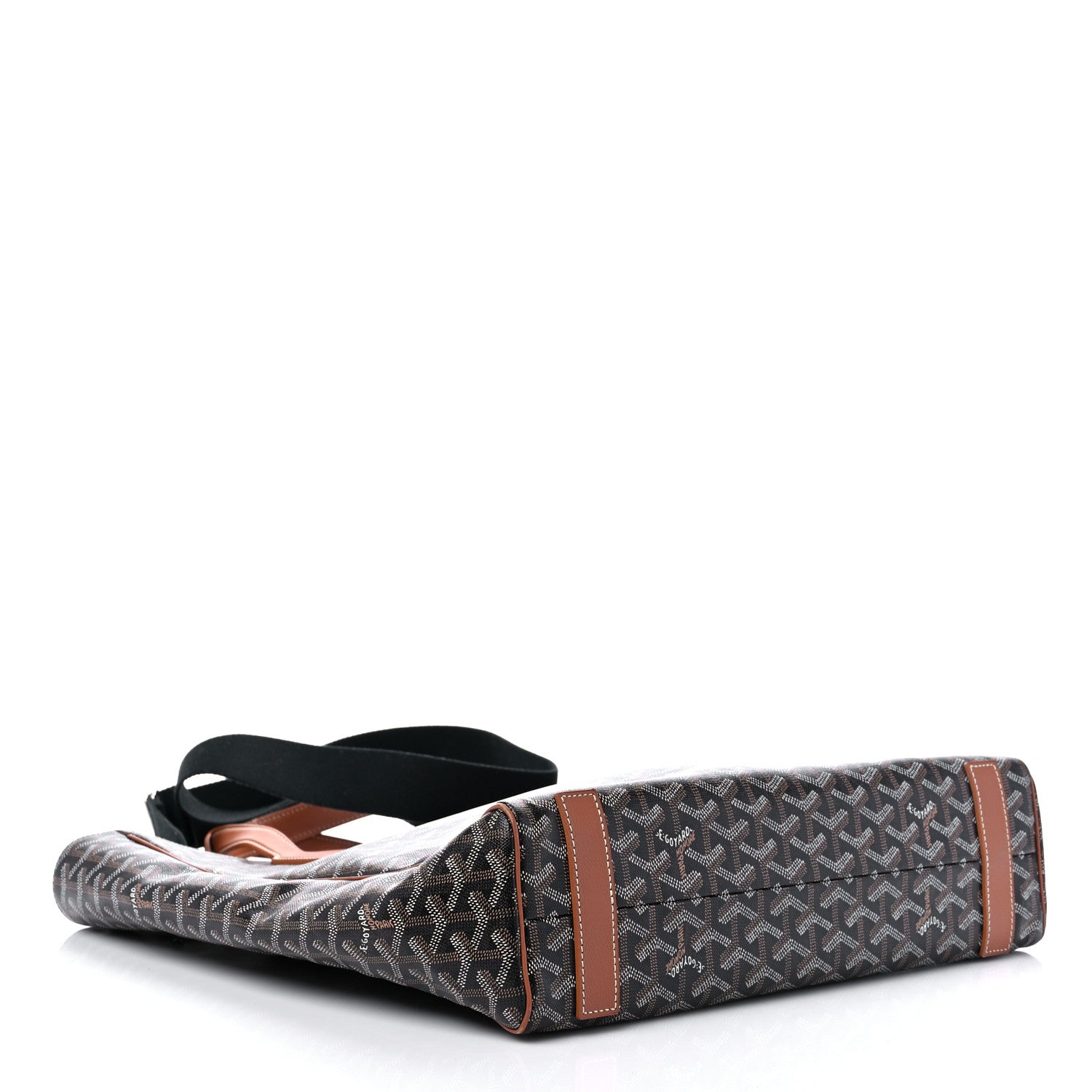 Goyard Goyardine Voltaire III Tote Black Gold 6 of 14