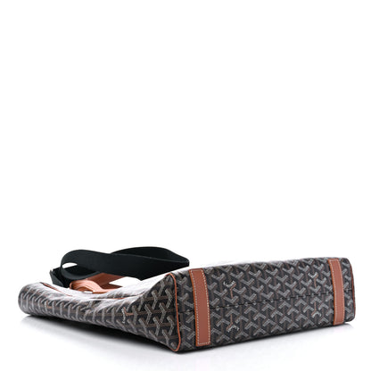 Goyard Goyardine Voltaire III Tote Black Gold 6 of 14