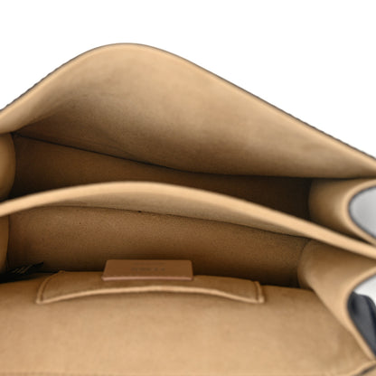 Fendi Snakeskin Vitello Liberty Elaphe Open Your Heart Small Kan I Shoulder Bag Blue Berry Balena Natural 5 of 10