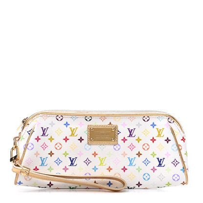 Louis Vuitton Monogram Multicolor Kate Clutch White 1 of 9