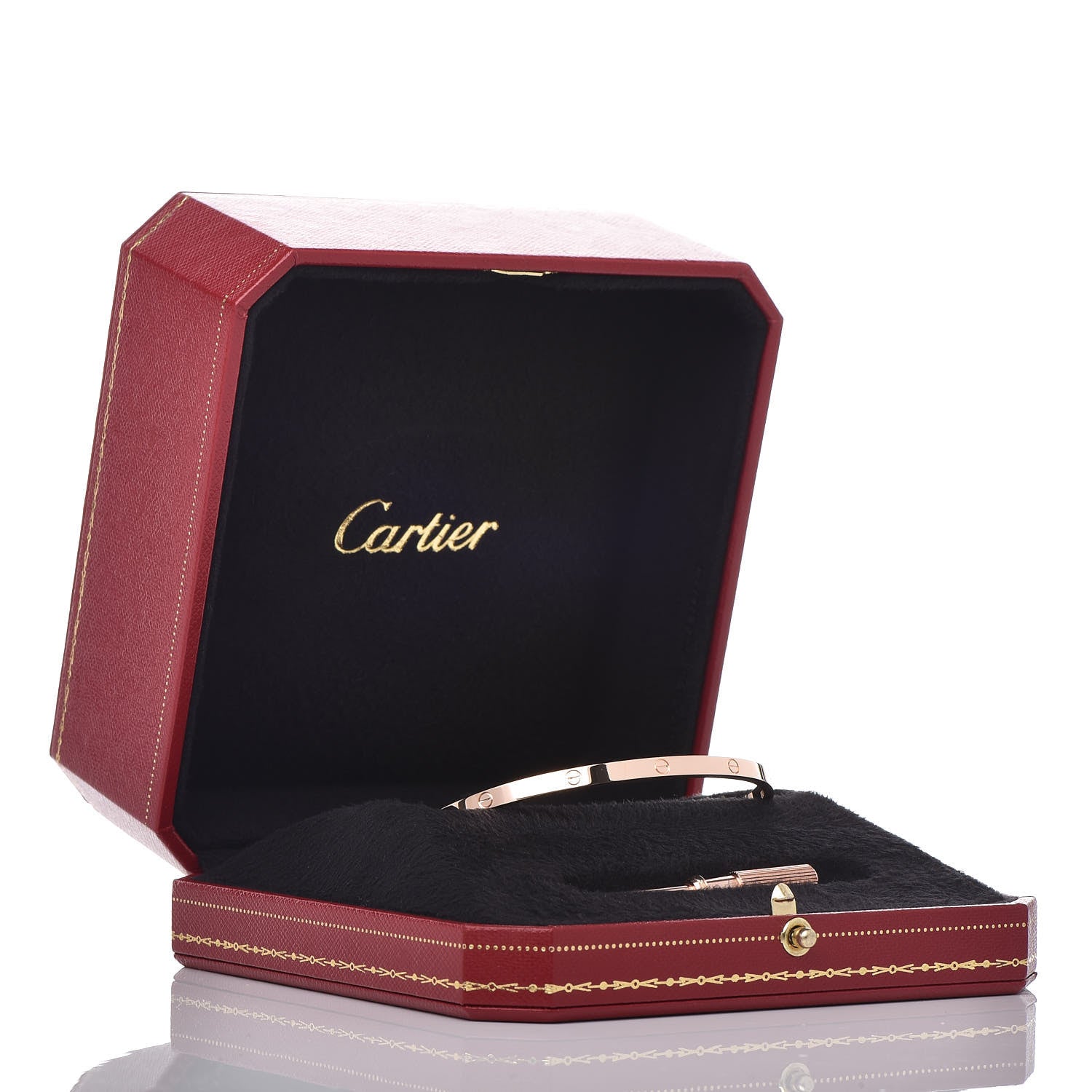 Cartier 18K Pink Gold Small LOVE Bracelet 19 7 of 7