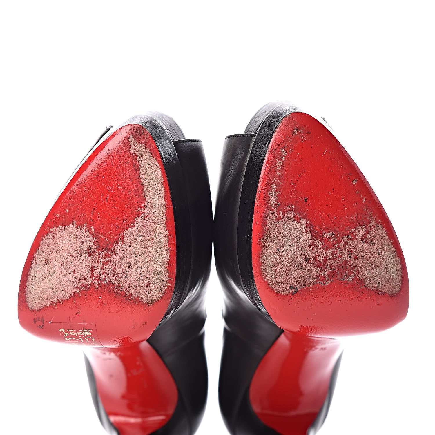 Christian Louboutin Calfskin Palais Royal 140 Pumps 37.5 Black 8 of 13