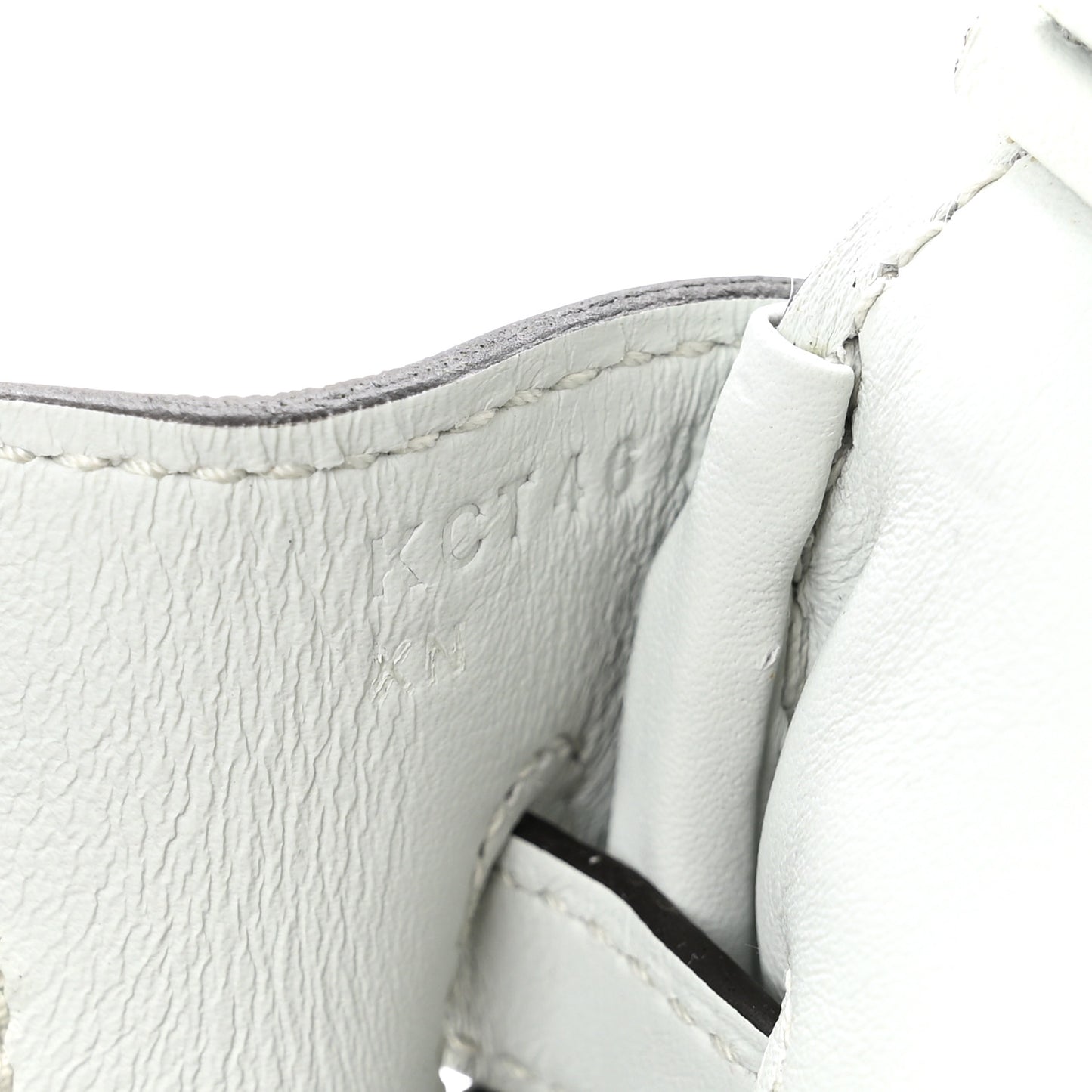 Toile Goeland Swift Cargo Birkin 25 Gris Platine
