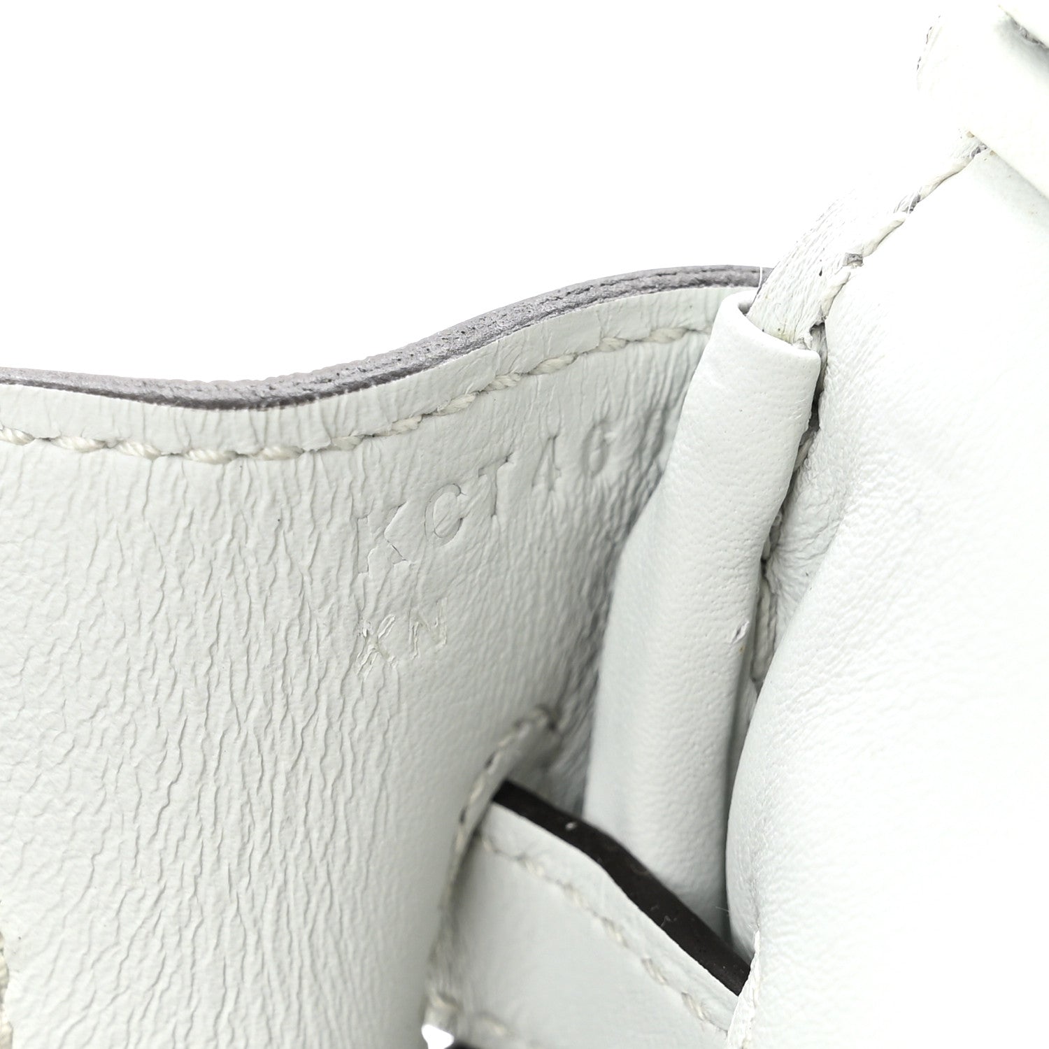 Hermes Toile Goeland Swift Cargo Birkin 25 Gris Platine 7 of 11