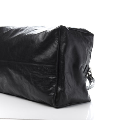 Gucci Soft Calfskin Large GG Top Handle Duffle Black 9 of 11