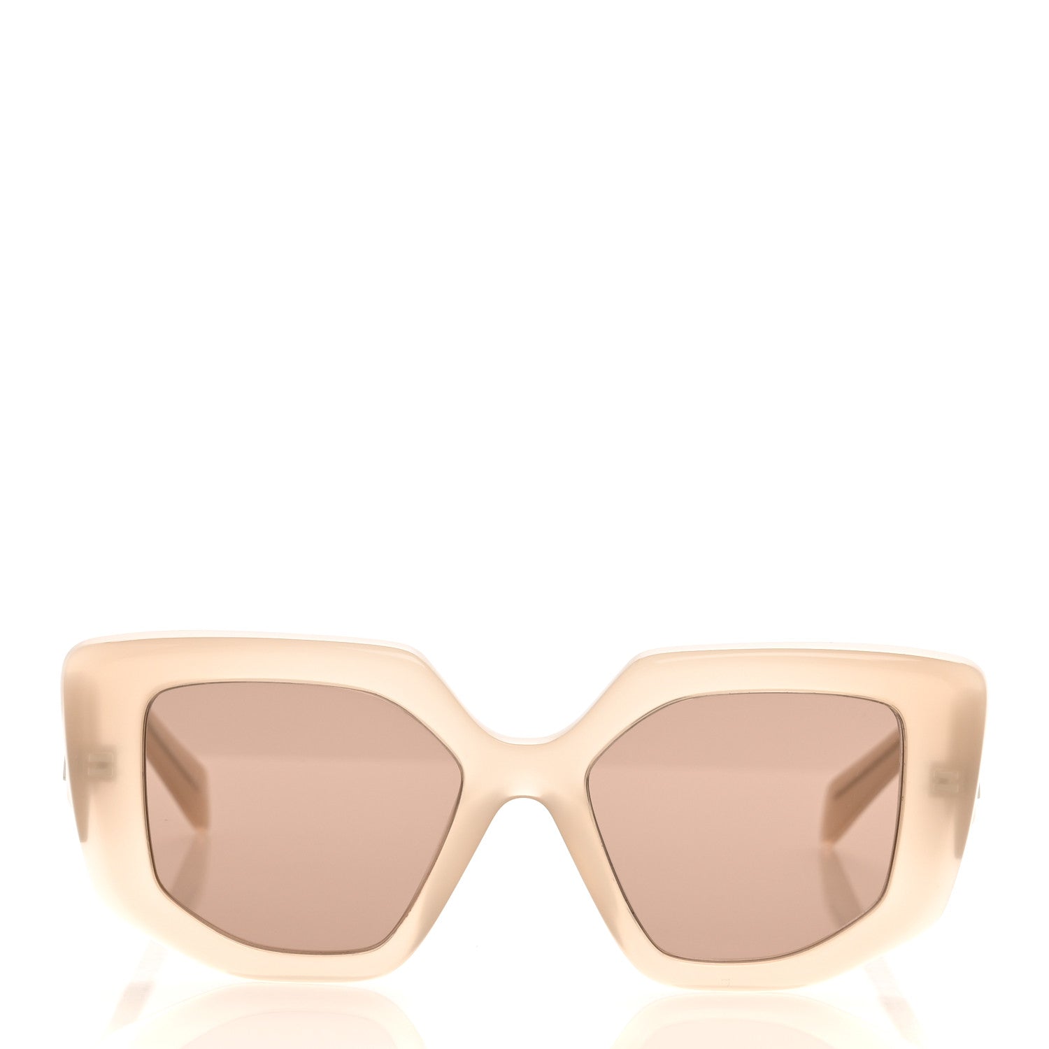 Prada Acetate Symbole Sunglasses SPR 14Z Taupe 2 of 8