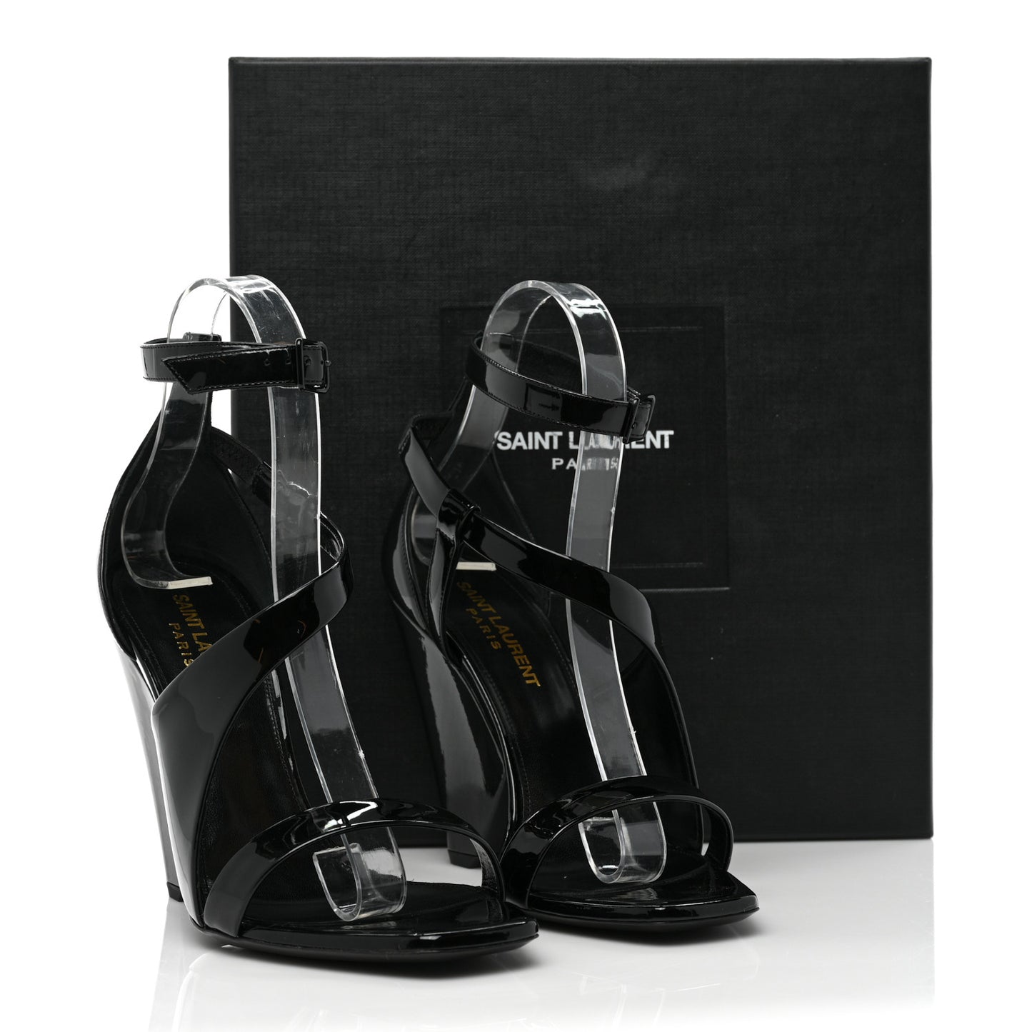 Patent Niki Crossed 105 Sandal 37.5 Black