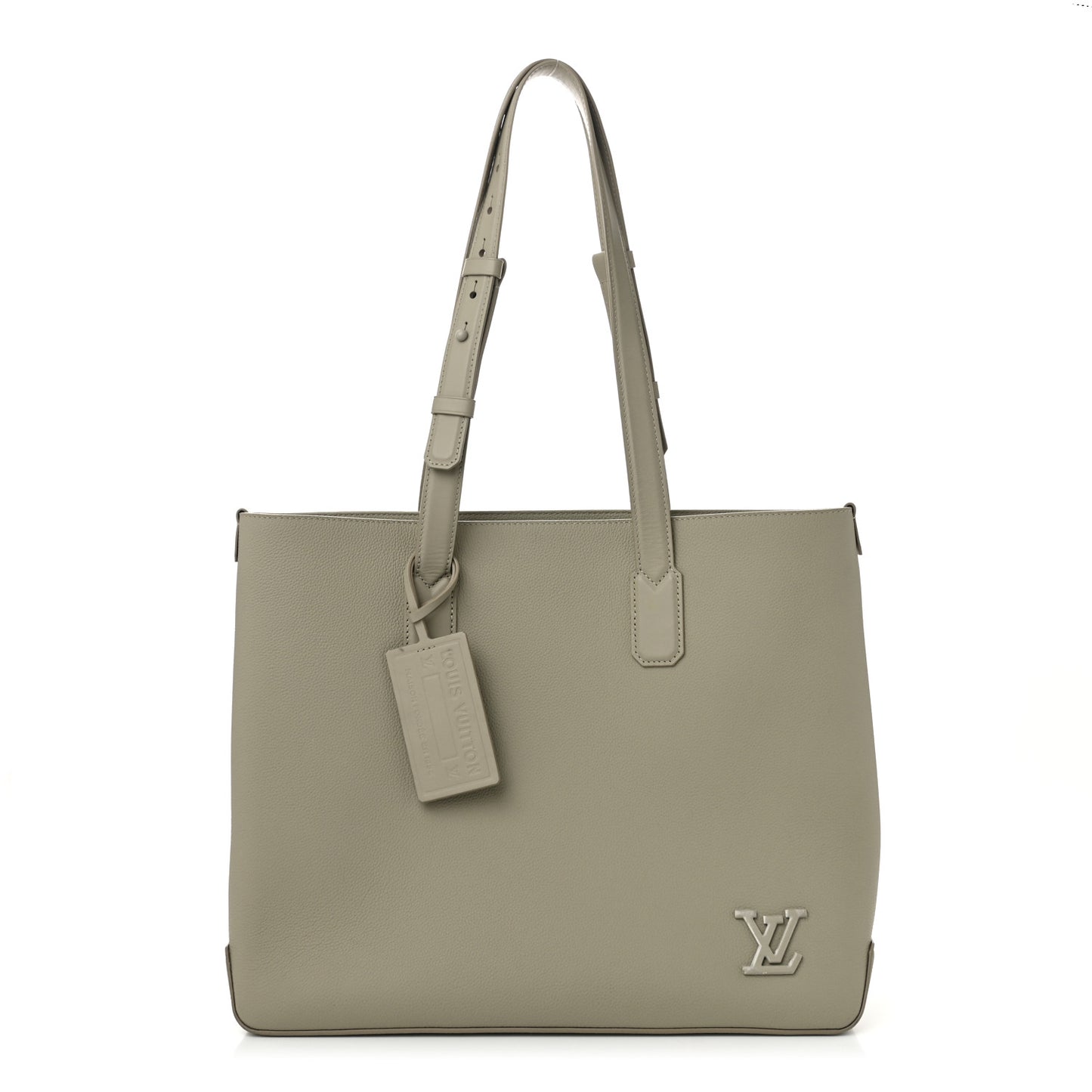 Calfskin Aerogram Fastline Tote Sage