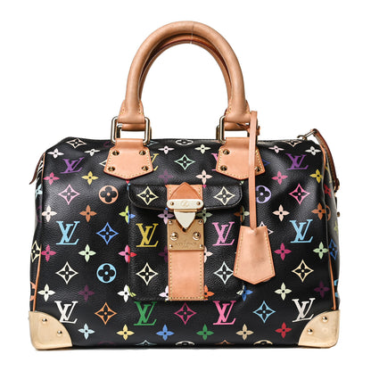 Louis Vuitton Monogram Multicolor Speedy 30 Black 1 of 15