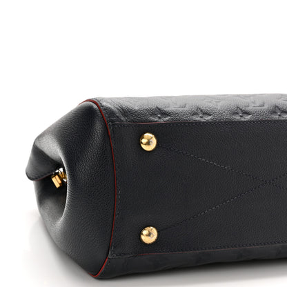 Louis Vuitton Empreinte Montaigne MM Marine Rouge 9 of 16