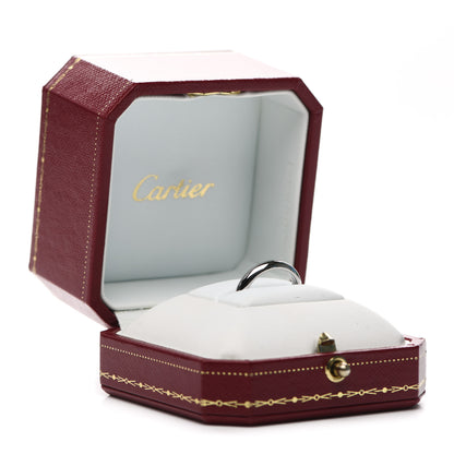 Cartier Platinum 4mm 1895 Wedding Band Ring 50 5.25 6 of 6