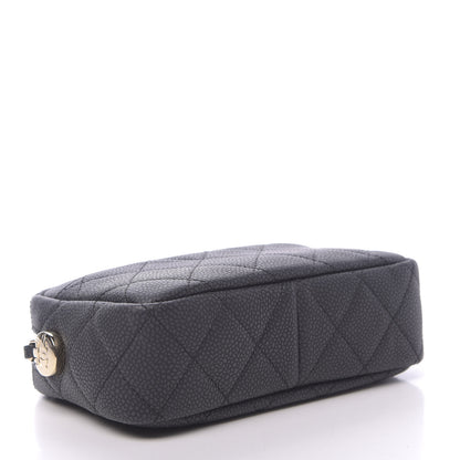 Chanel Iridescent Caviar Quilted Mini Coco Tassel Camera Case Black 3 of 9