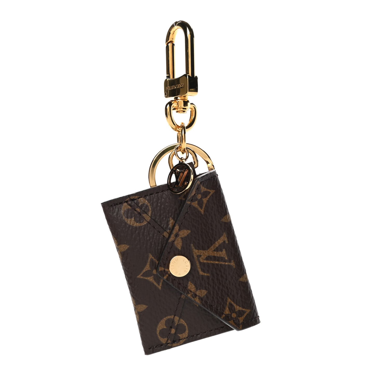 Monogram Kirigami Pouch Bag Charm Key Holder