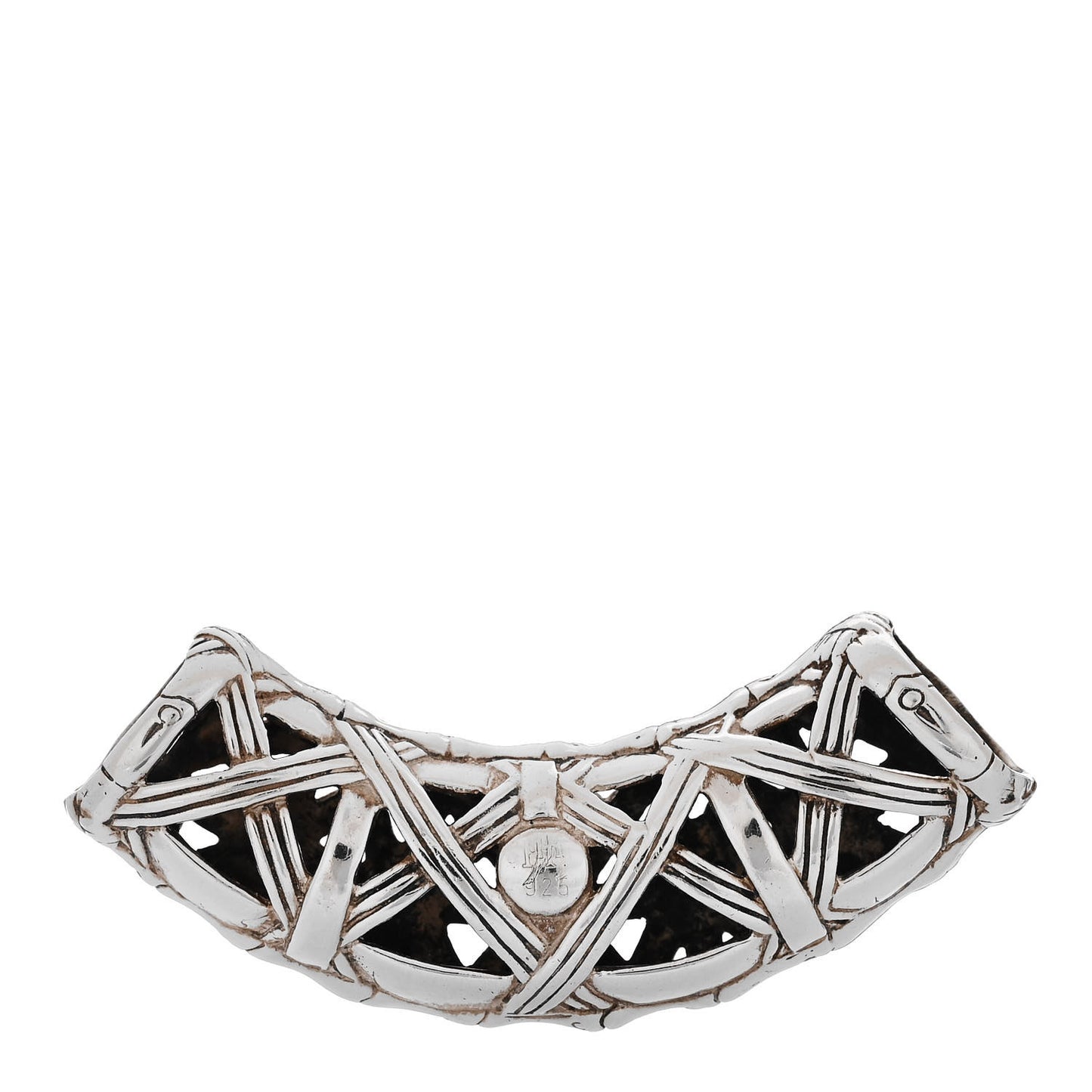 Sterling Silver Bamboo Enhancer Pendant