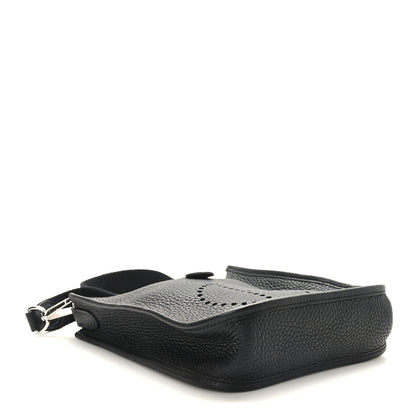 Hermes Taurillon Clemence Evelyne TPM Black 4 of 9