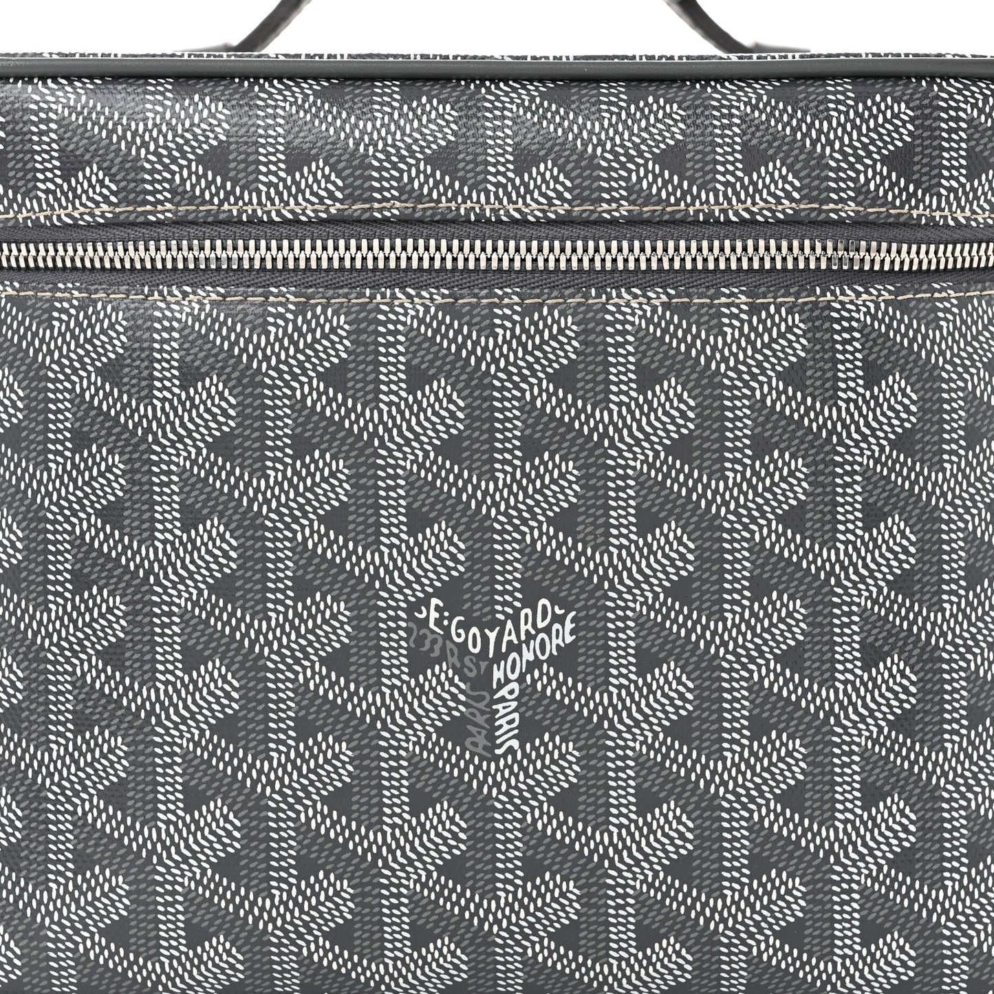 Goyardine Muse Vanity Case Grey
