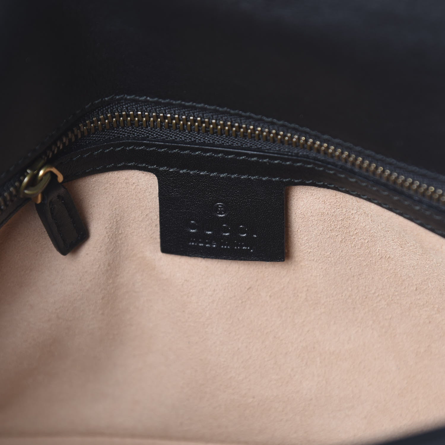 Gucci Calfskin Matelasse Studded Small Pearly GG Marmont Shoulder Bag Black 7 of 8