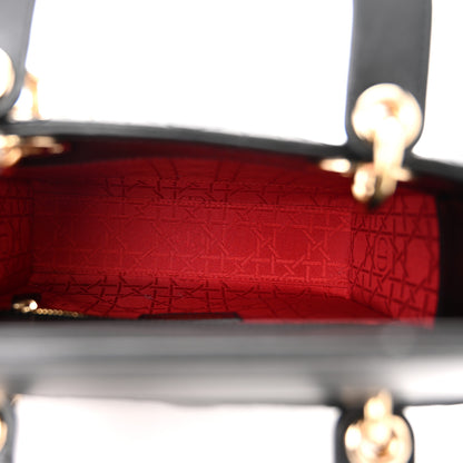 Christian Dior Lambskin Cannage Small My ABCDior Lady Dior Black 5 of 10