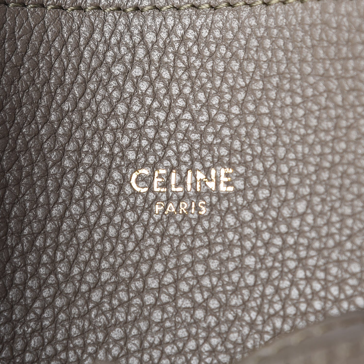 Celine Soft Grained Calfskin Small Belt Cabas Phantom Taupe 6 of 9