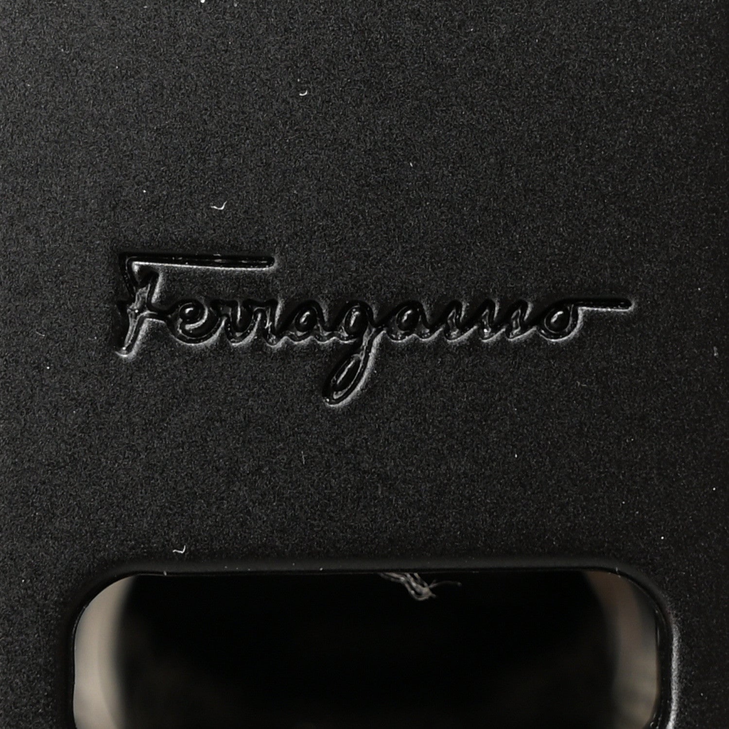 Salvatore Ferragamo Silk Calfskin Gancini Small Boxyz Black Avorio Azzur 6 of 9