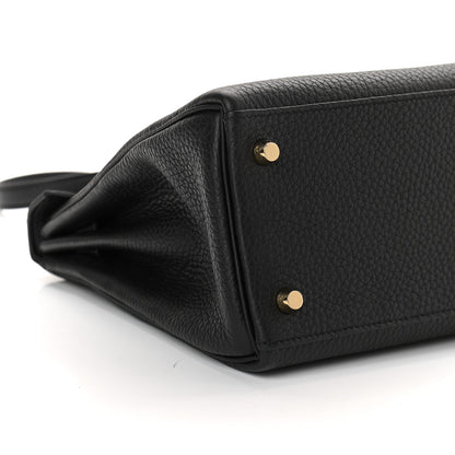 Hermes Togo Kelly Retourne 28 Black 9 of 11