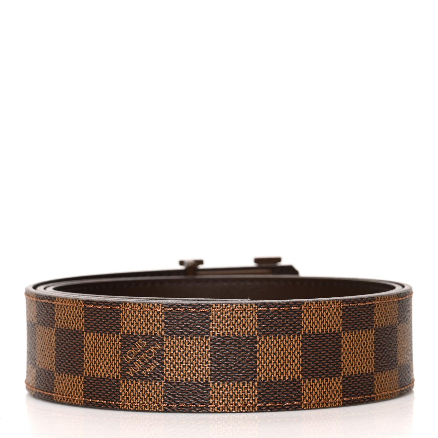 Damier Ebene 40mm LV Initiales Belt 100 40