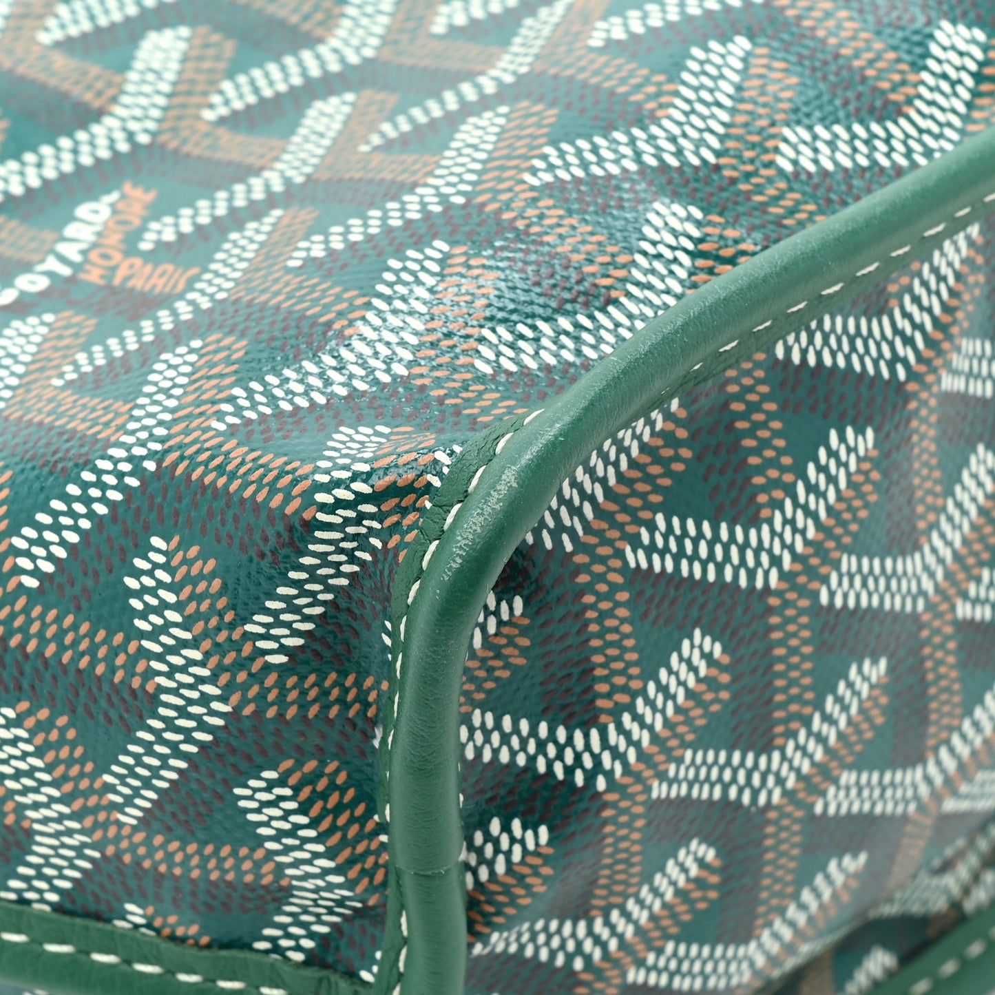 Goyardine Reversible Mini Anjou Green