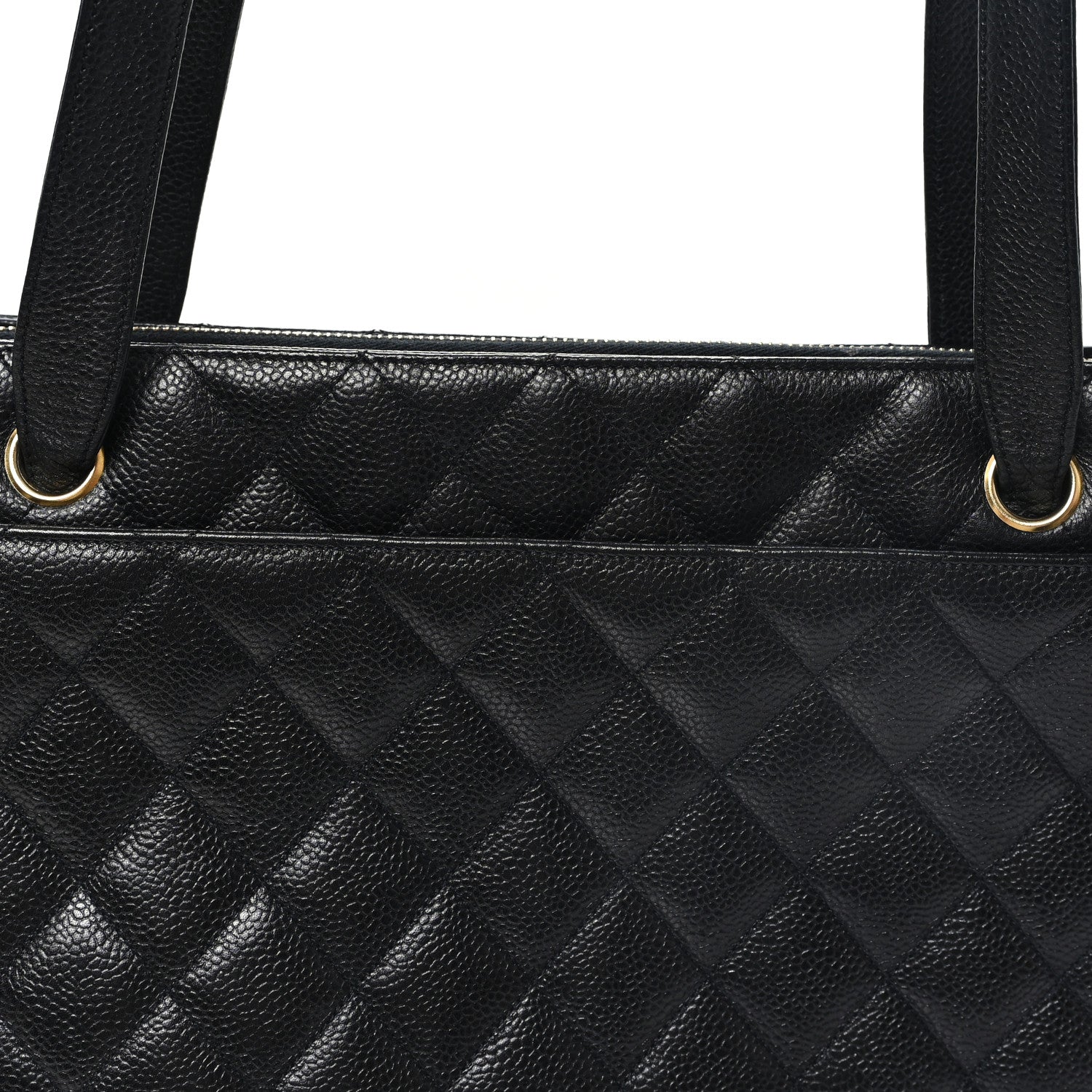 Chanel Caviar Quilted Shoulder Bag Black Black 9 of 13