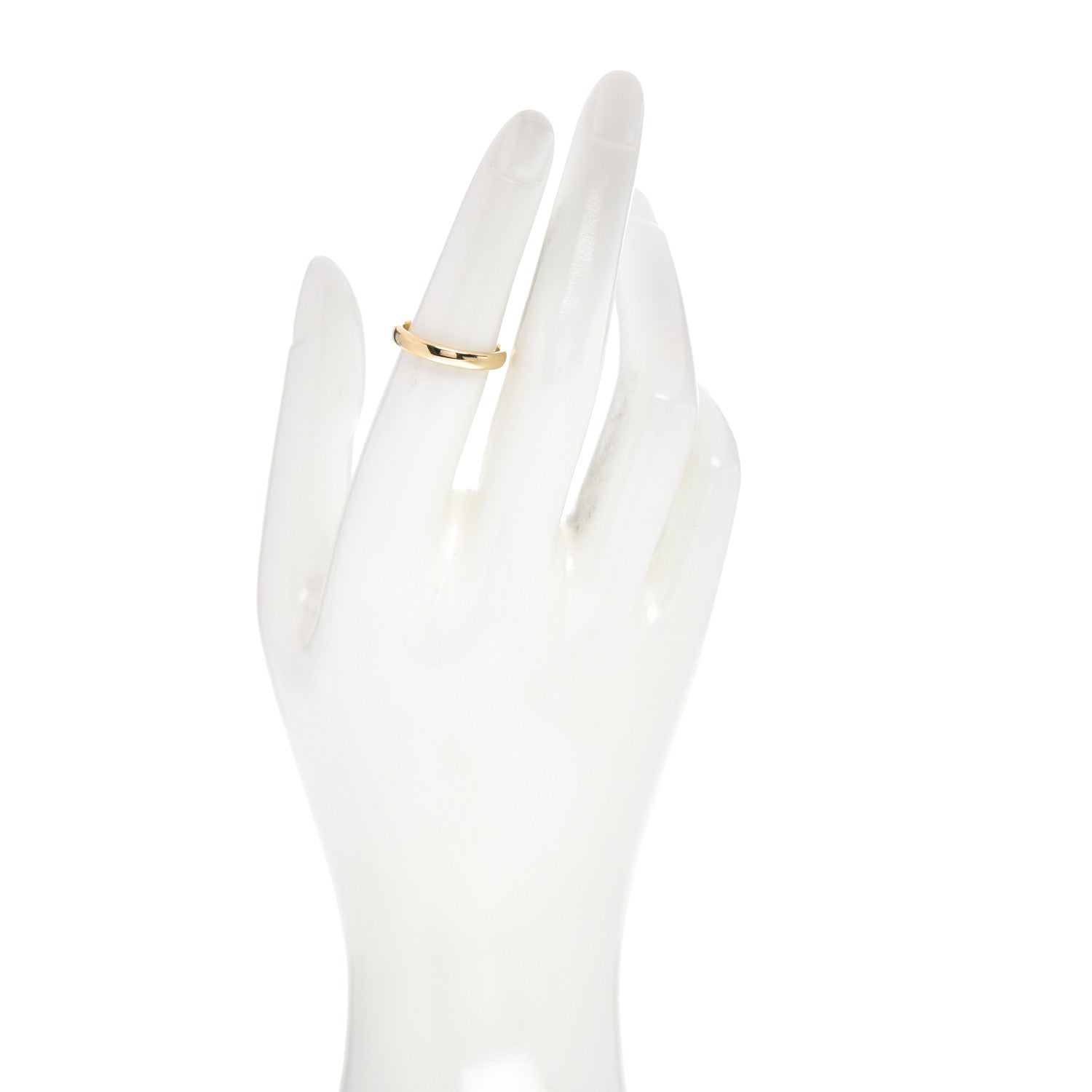 Tiffany 18K Yellow Gold 3mm Classic Wedding Band Ring 51 5.75 2 of 5