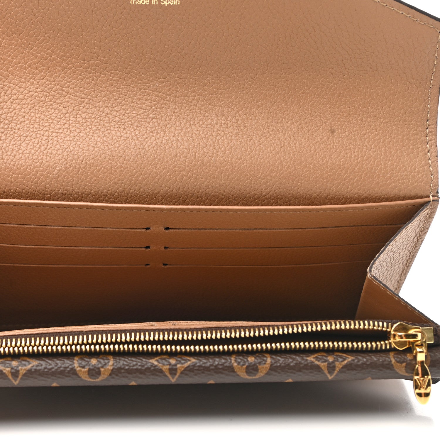 Louis Vuitton Calfskin Double V Wallet Sesame 5 of 7