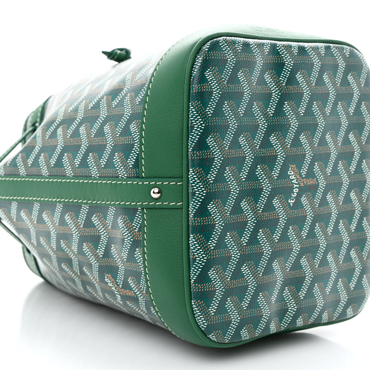 Goyardine Petit Flot Bucket Bag PM Green