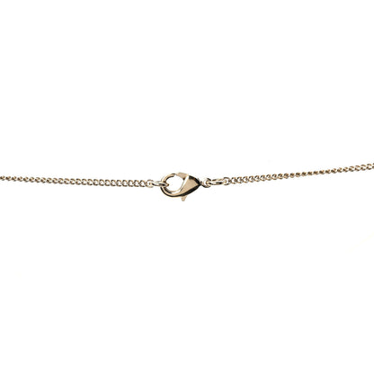 Chanel Baguette Crystal Quilted CC Pendant Necklace Gold 5 of 6