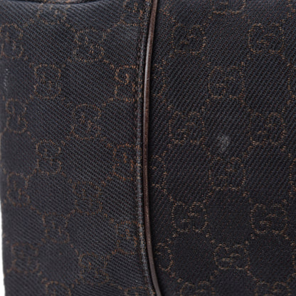 Gucci Canvas Monogram Shoulder Bag Brown 9 of 14