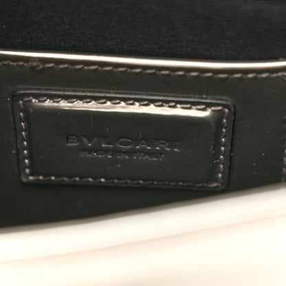 Bulgari Metallic Calfskin Small Serpenti Forever Snake Strap Crossbody Bag Silver 8 of 14