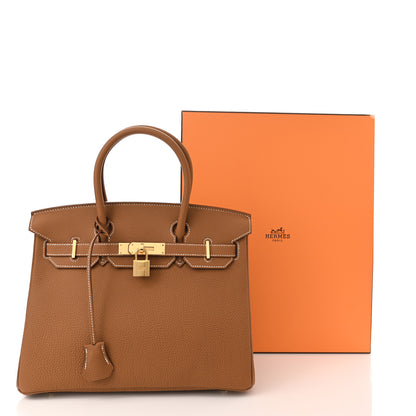 Hermes Togo Birkin 30 Gold 11 of 11