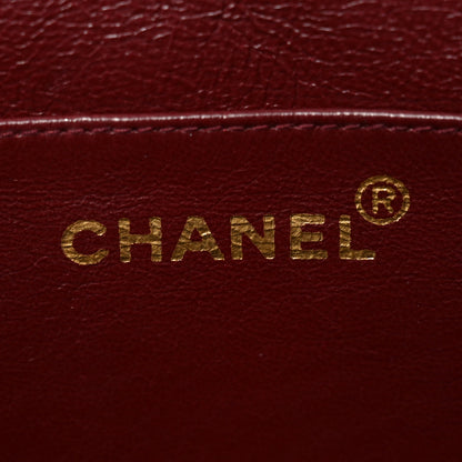 Chanel Lambskin Vertical Quilted XL Jumbo Single Flap Black 6 of 12