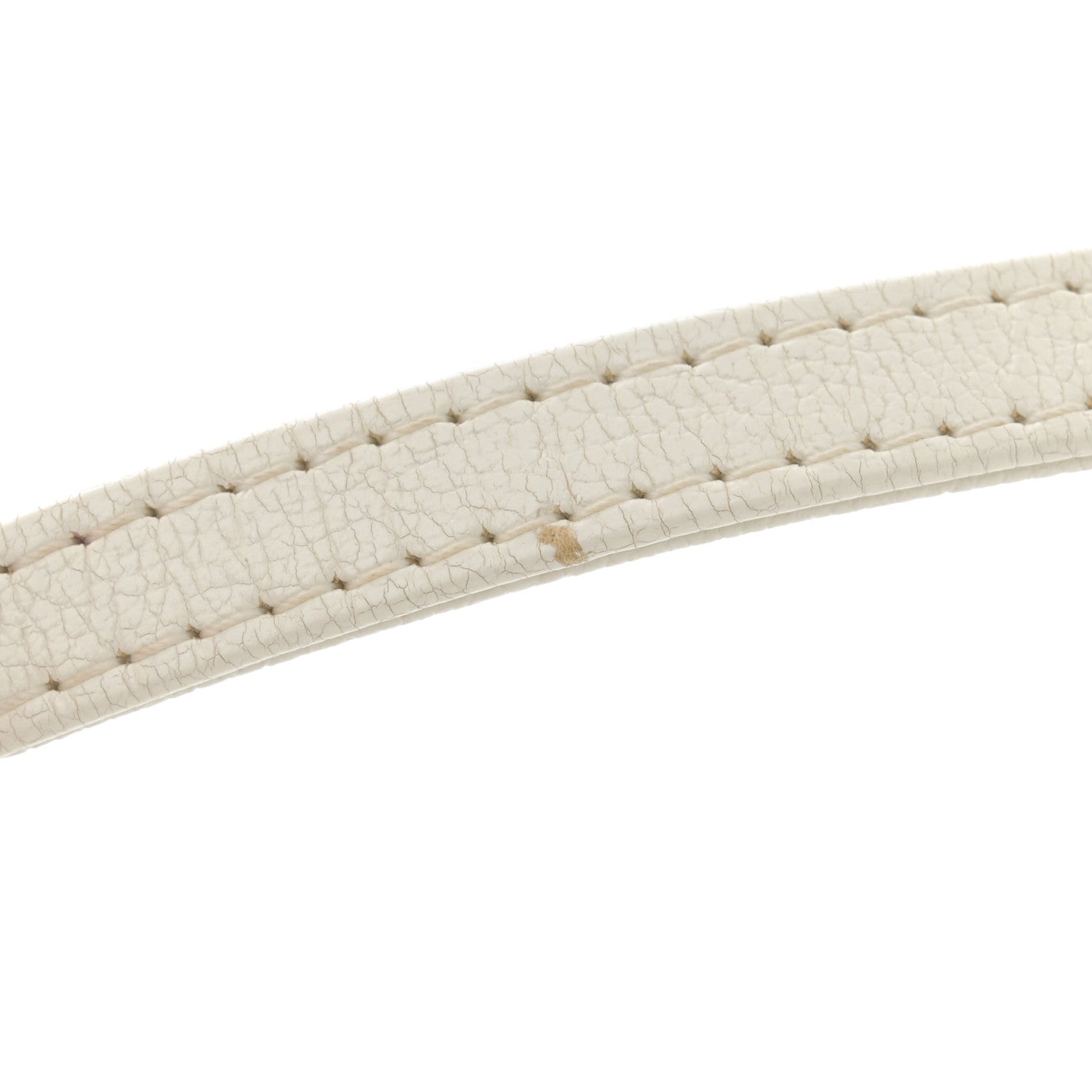 Chanel Aged Calfskin Quilted Small Gabrielle Bucket White 14 of 15
