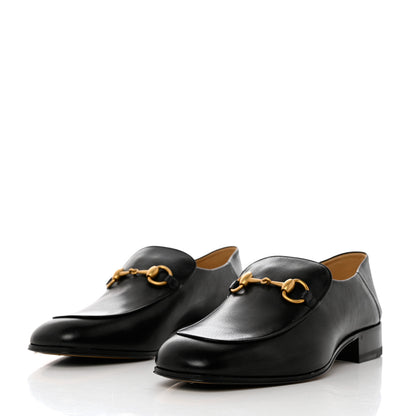 Gucci Goatskin Mens Horsebit Loafers 8 Black 3 of 13