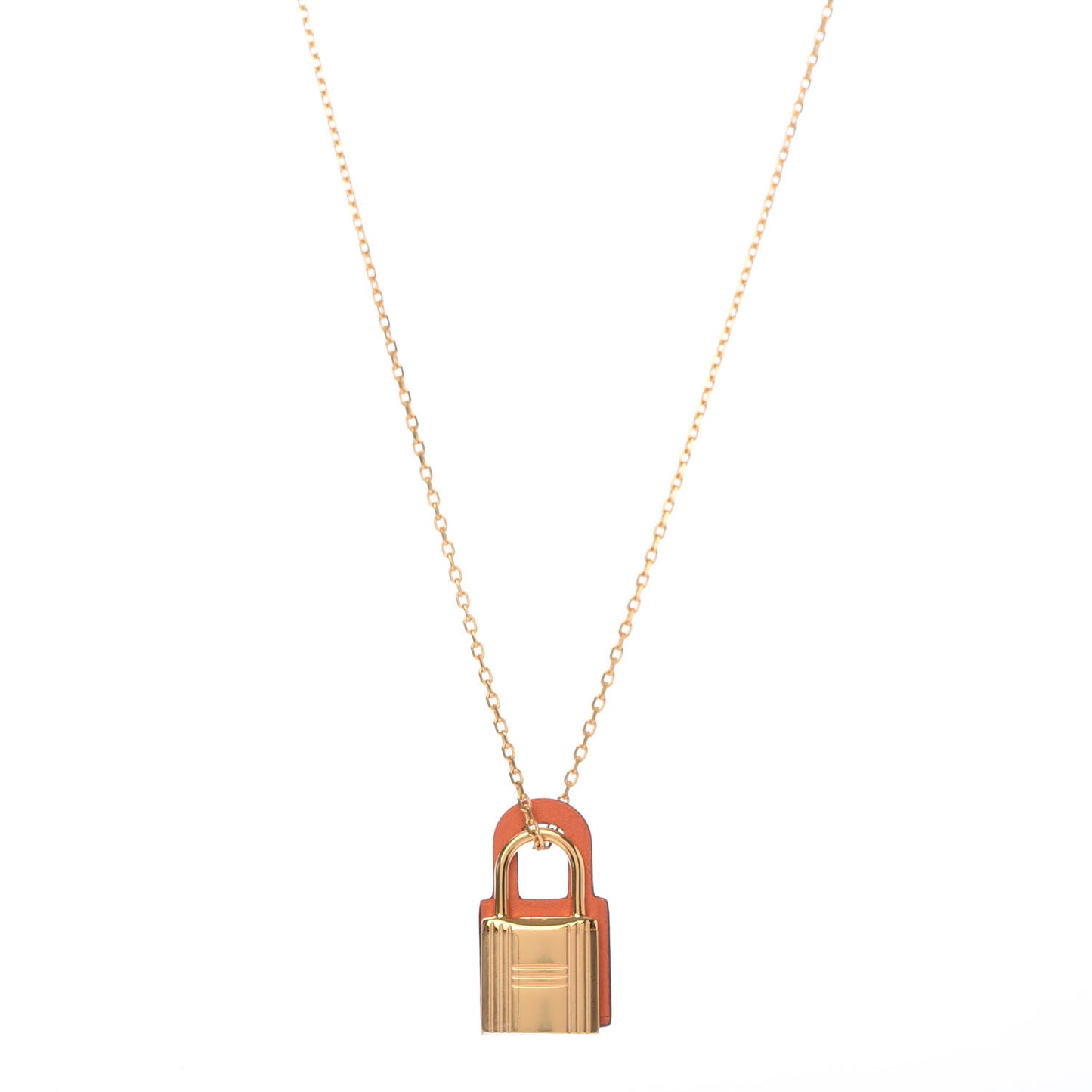 Swift Small O'Kelly Pendant Necklace Orange