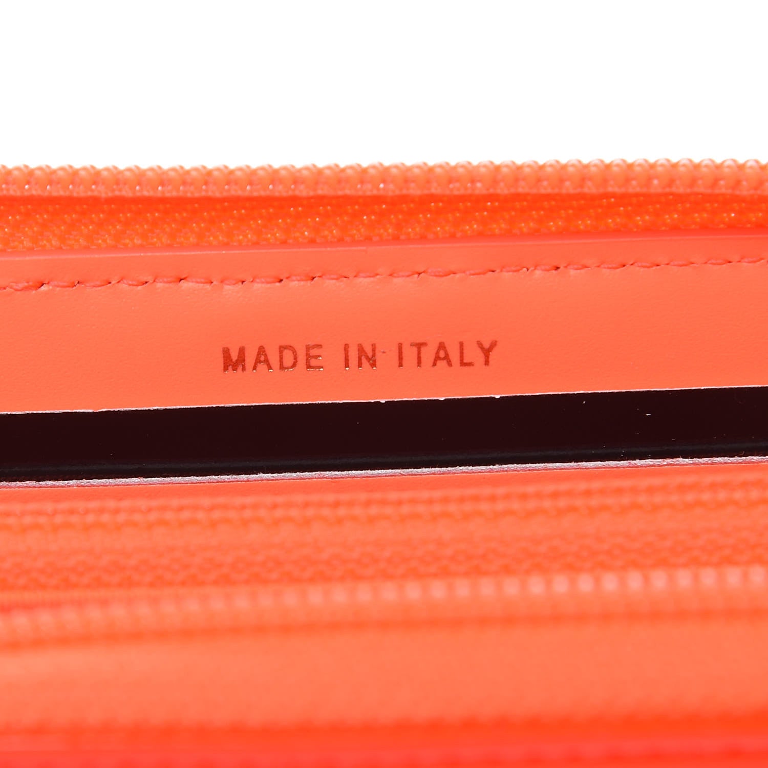 Chanel Patent Quilted Small Boy Zip Around Wallet Orange 7 of 9