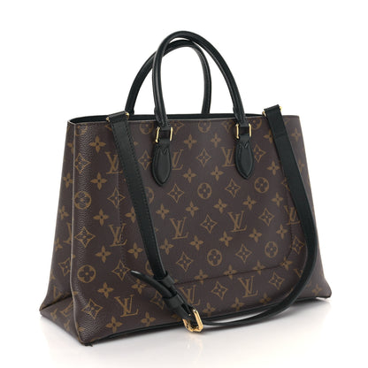Louis Vuitton Monogram Flower Tote Black 3 of 9