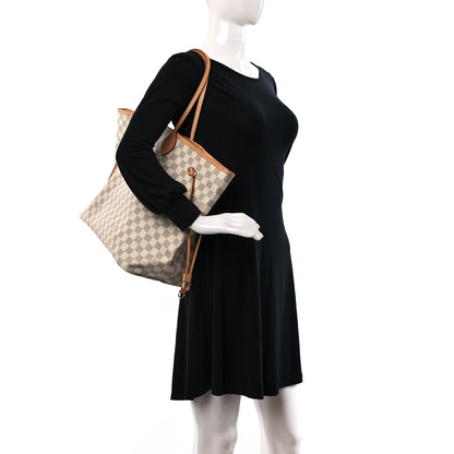 Louis Vuitton Damier Azur Neo Neverfull GM Rose Ballerine 2 of 9