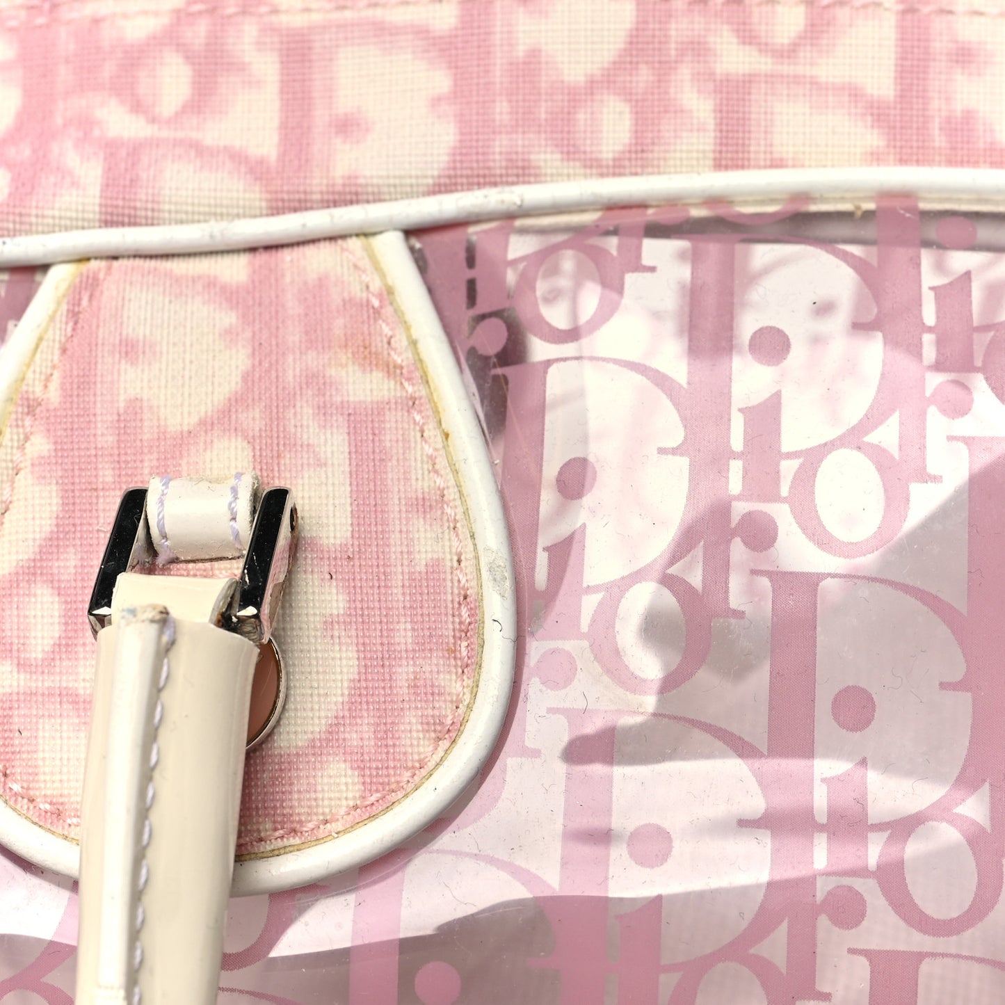Monogram PVC Bowler Pink