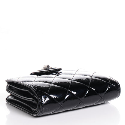 Chanel Patent Reissue Compact Wallet Black 4 of 10