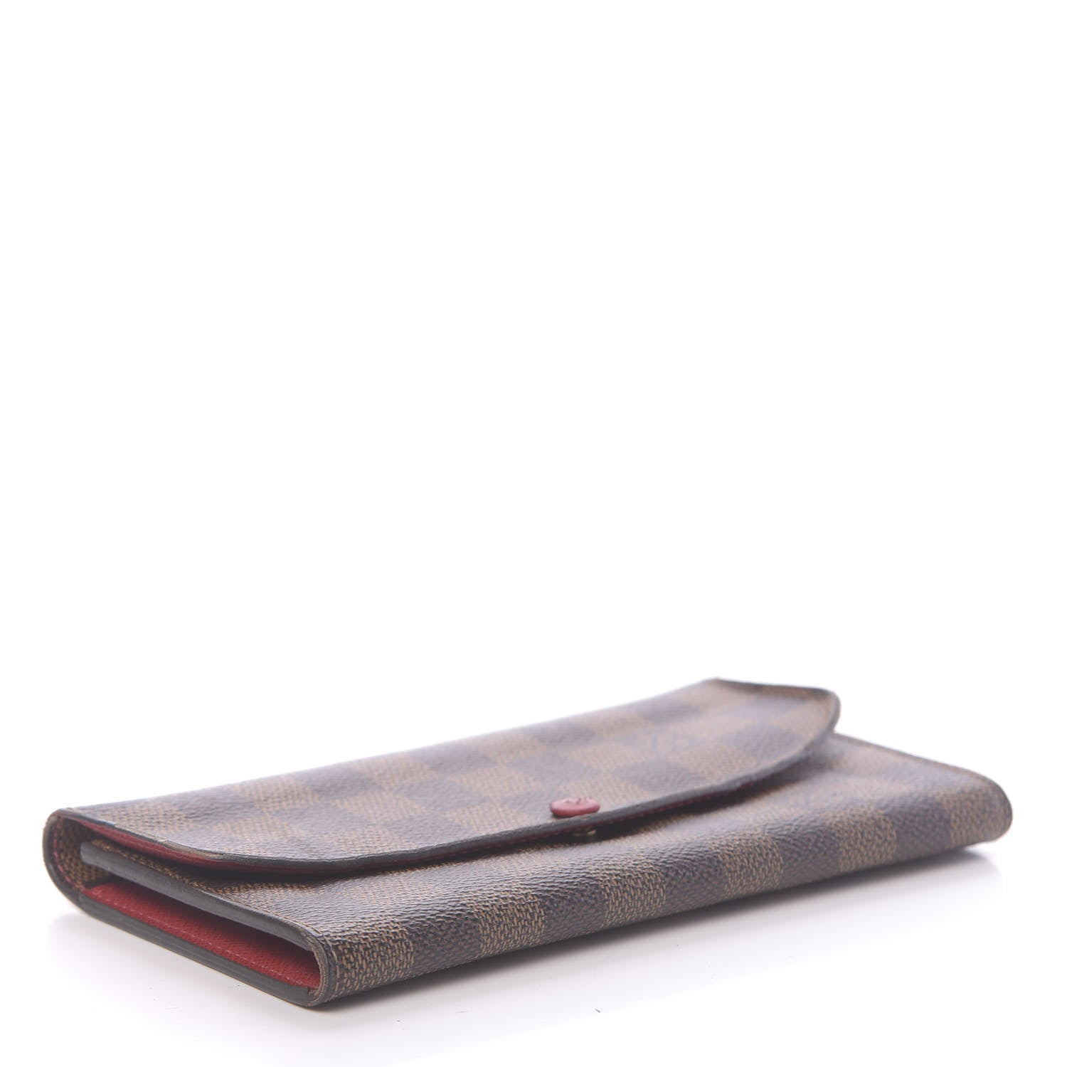 Louis Vuitton Damier Ebene Emilie Wallet Red 4 of 11