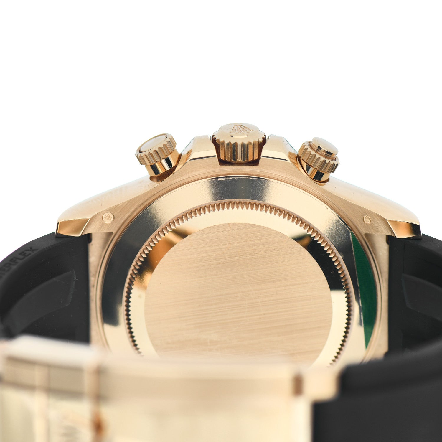 Rolex 18K Yellow Gold Oysterflex 40mm Daytona Oyster Perpetual Watch Black Champagne 116518LN 4 of 5