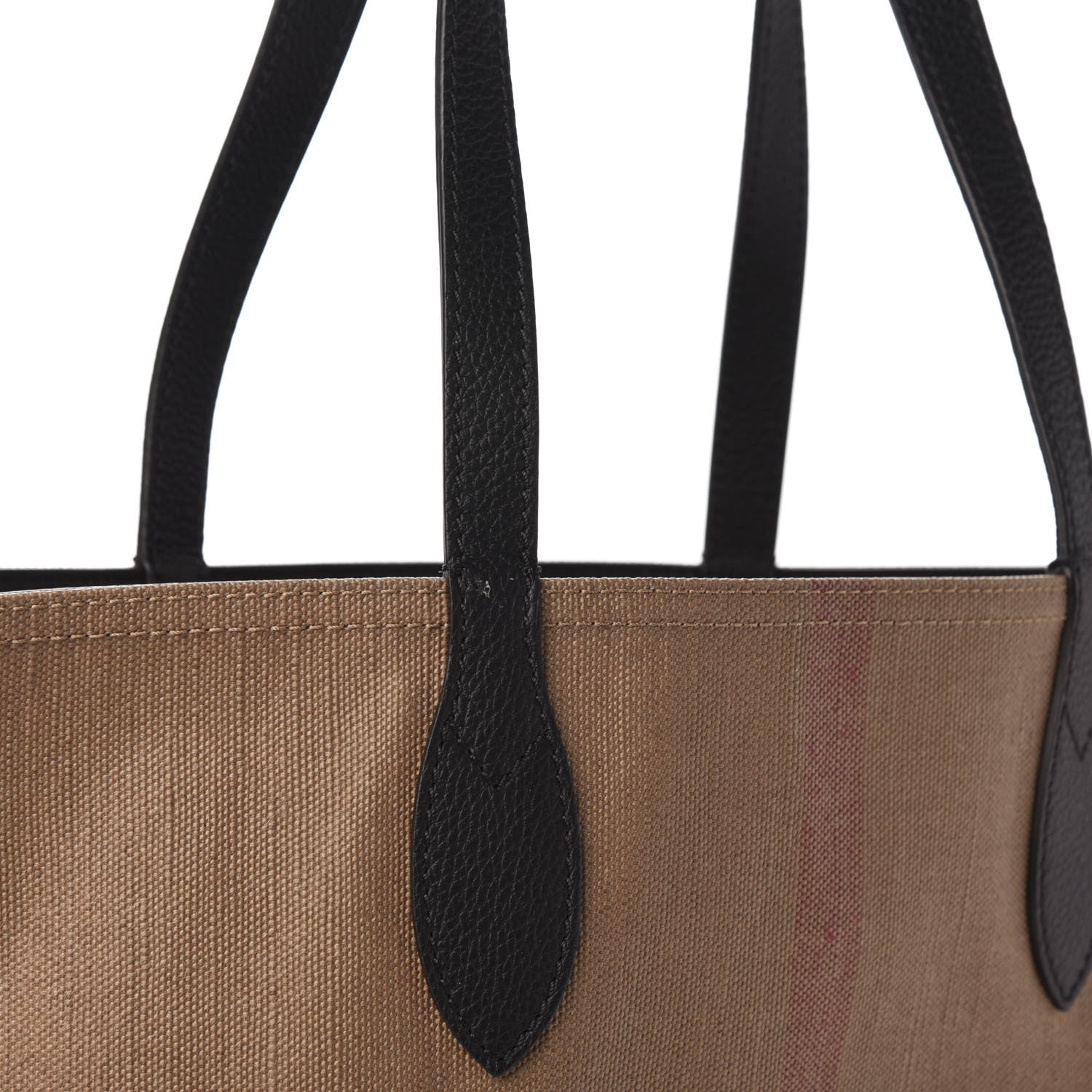 Burberry Coated Canvas Mega Check Medium Doodle Tote Black 13 of 13