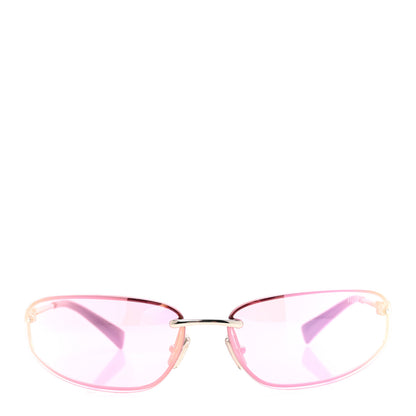 Miu Miu Metal Oval Sunglasses SMUA50 Pink 4 of 16