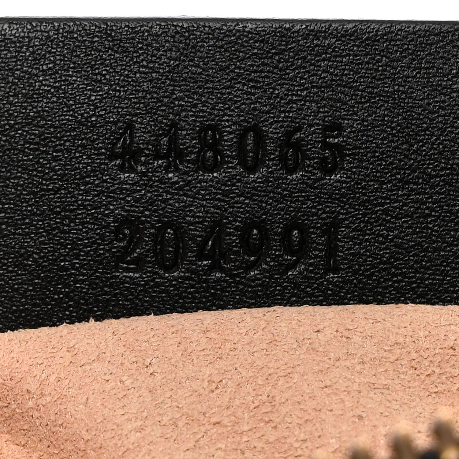 Gucci Calfskin Matelasse Mini GG Marmont Chain Shoulder Bag Black 7 of 12